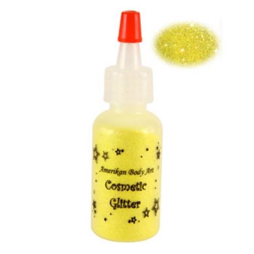 Sheer Body Glitter - Holographic Lemon Zest (0.5 oz)