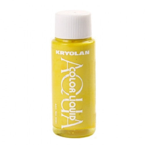 Kryolan Aquacolor Liquid - Yellow (1 oz)