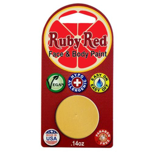 Ruby Red Face Paints - Metallic Gold M800 (2 ml)