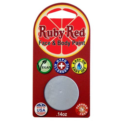 Ruby Red Face Paints - Metallic Silver M810 (2 ml)