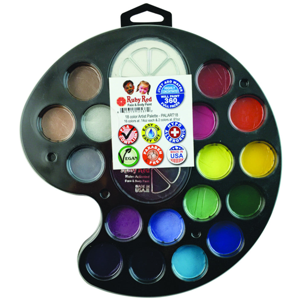 Ruby Red Artist Palette - 18 Color