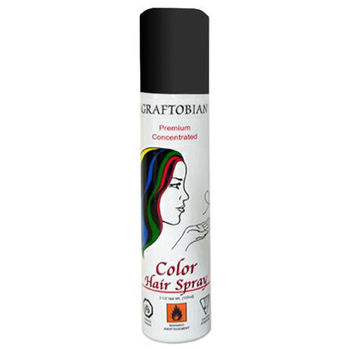 Graftobian Colorspray Hair Spray - Black (5 oz)