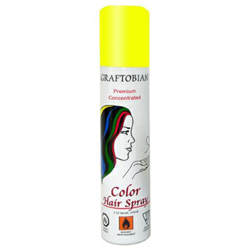 Graftobian Colorspray Hair Spray - Fluorescent Yellow 5 oz