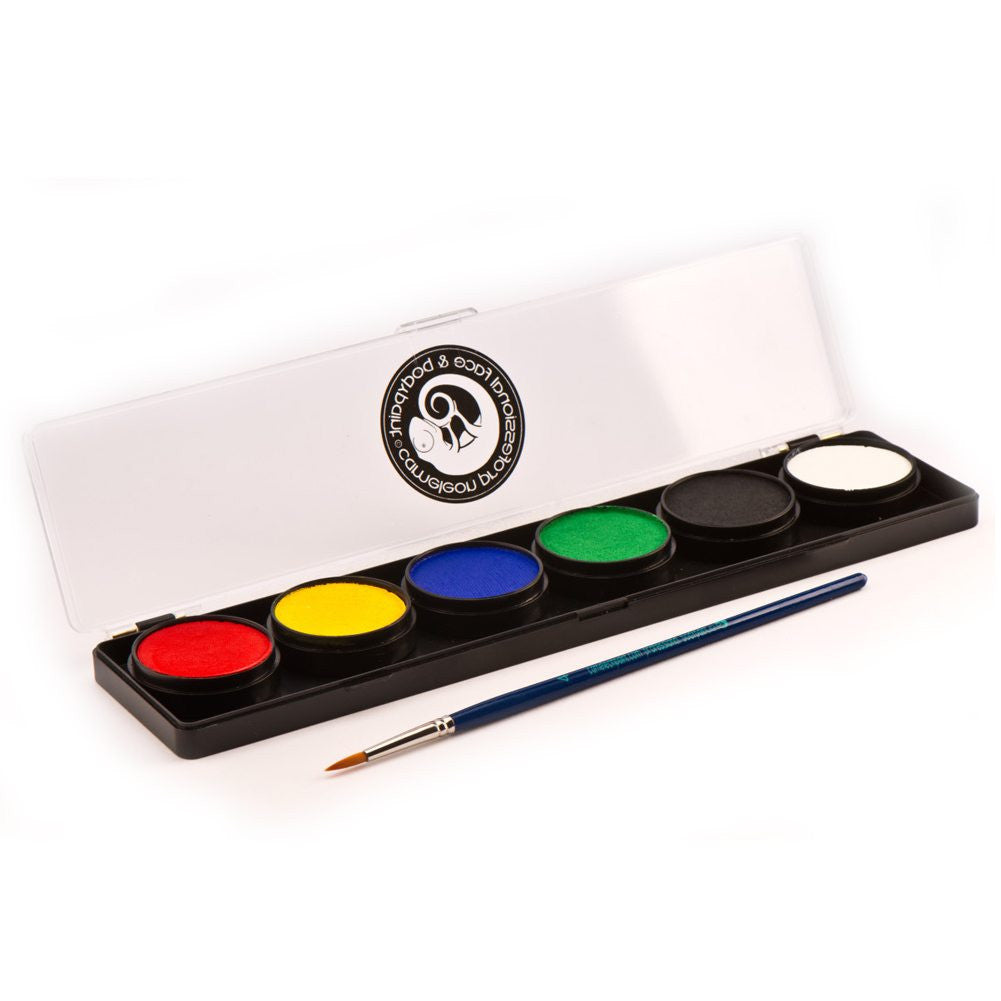 Cameleon 6 Color Face Paint Palettes - Base (10 gm):