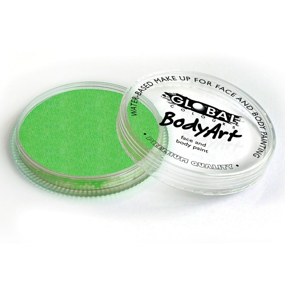 Global Colours Green Face Paint - Standard Lime Green (32 gm)