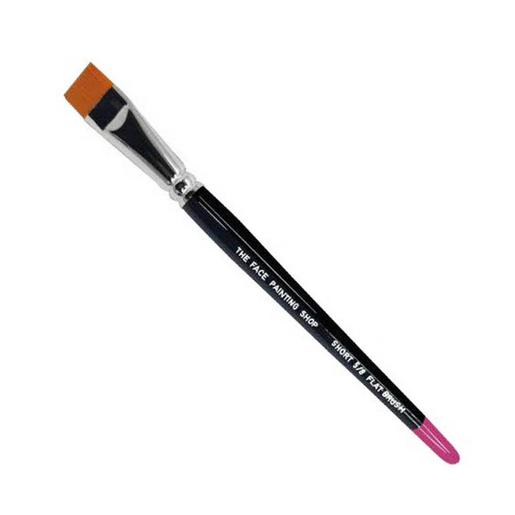 The Face Painting Shop Short Flat Brush (5/8") |