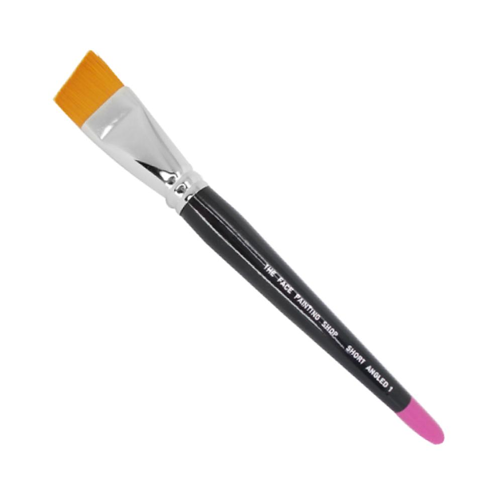The Face Painting Shop Short Angled Brush (1")