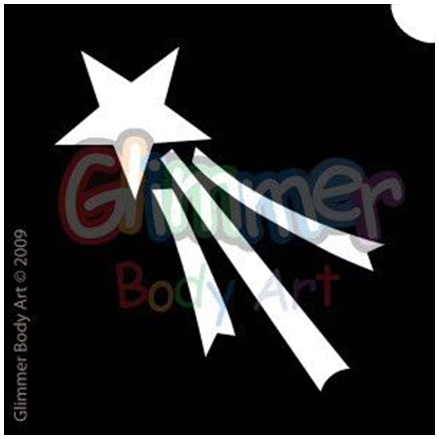 Glimmer Body Art Glitter Tattoo Stencils -  Pixie Wand (5/pk)