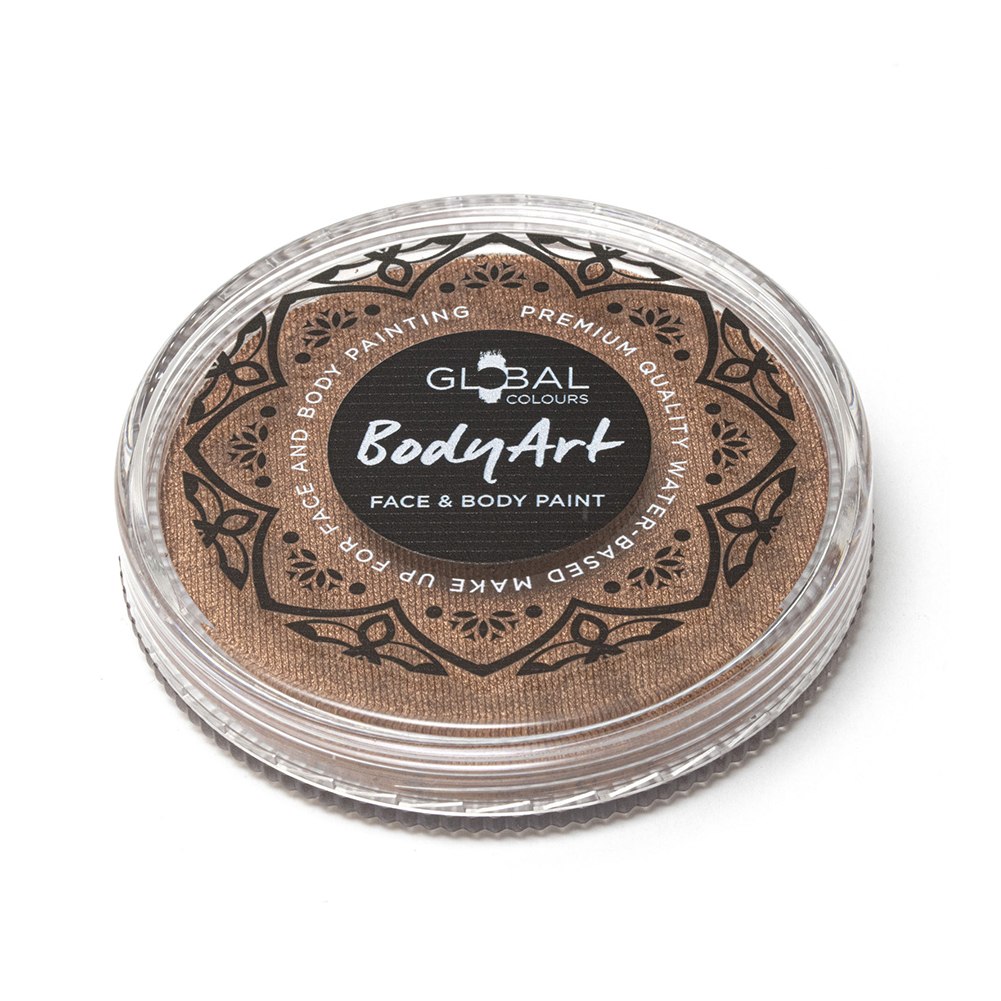 Global Colours Brown Face Paint -  Metallic Bronze (32 gm)