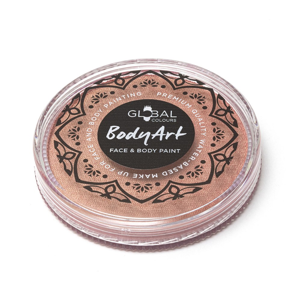 Global Colours Gold Face Paint -  Metallic Rose Gold (32 gm)