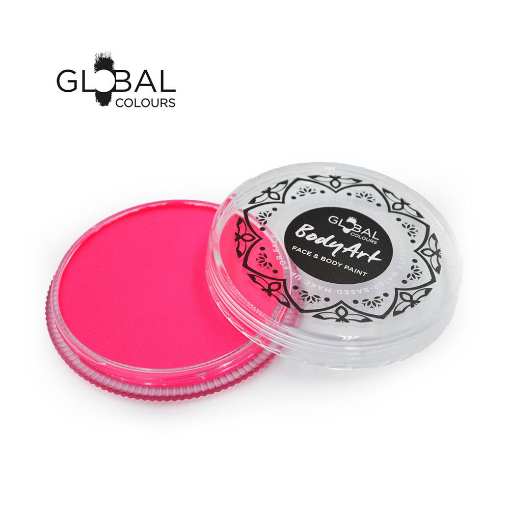 Global Colours Pink Face Paint -  Neon Pink (32 gm)