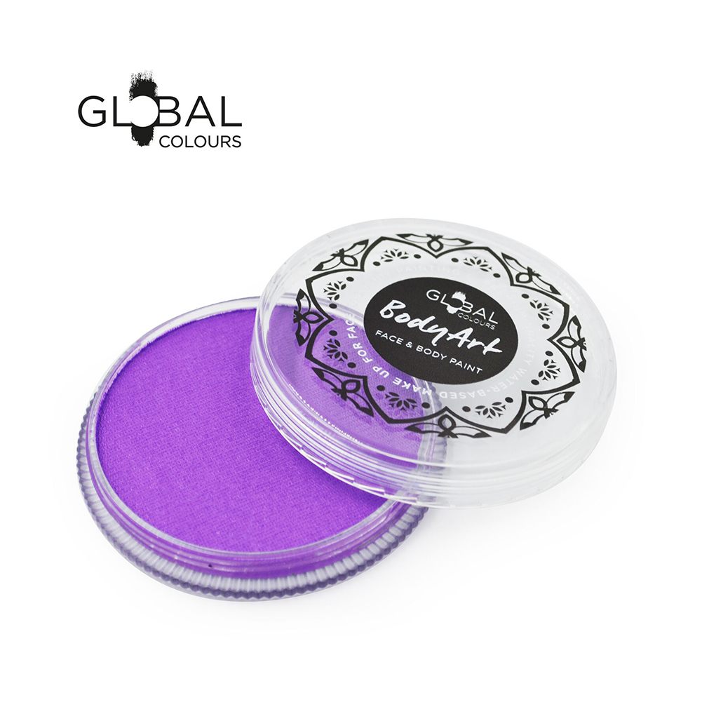 Global Colours Purple Face Paint -  Neon Purple (32 gm)