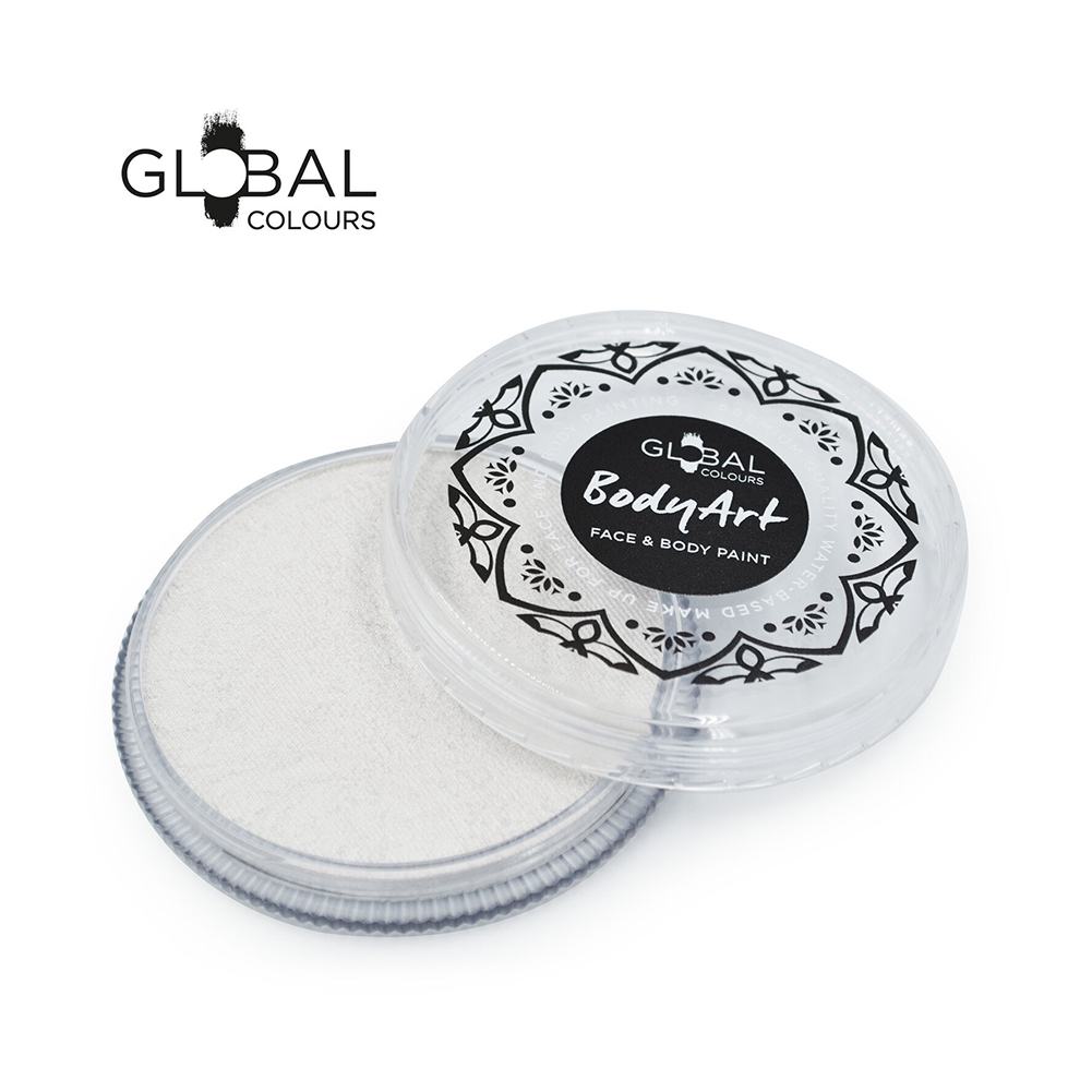 Global Colours White Face Paint - Pearl White (32 gm)