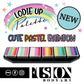 Fusion Body Art Face Painting Palette - Lodie Up Cute Pastel Rainbow (6 Cakes/10 gm)