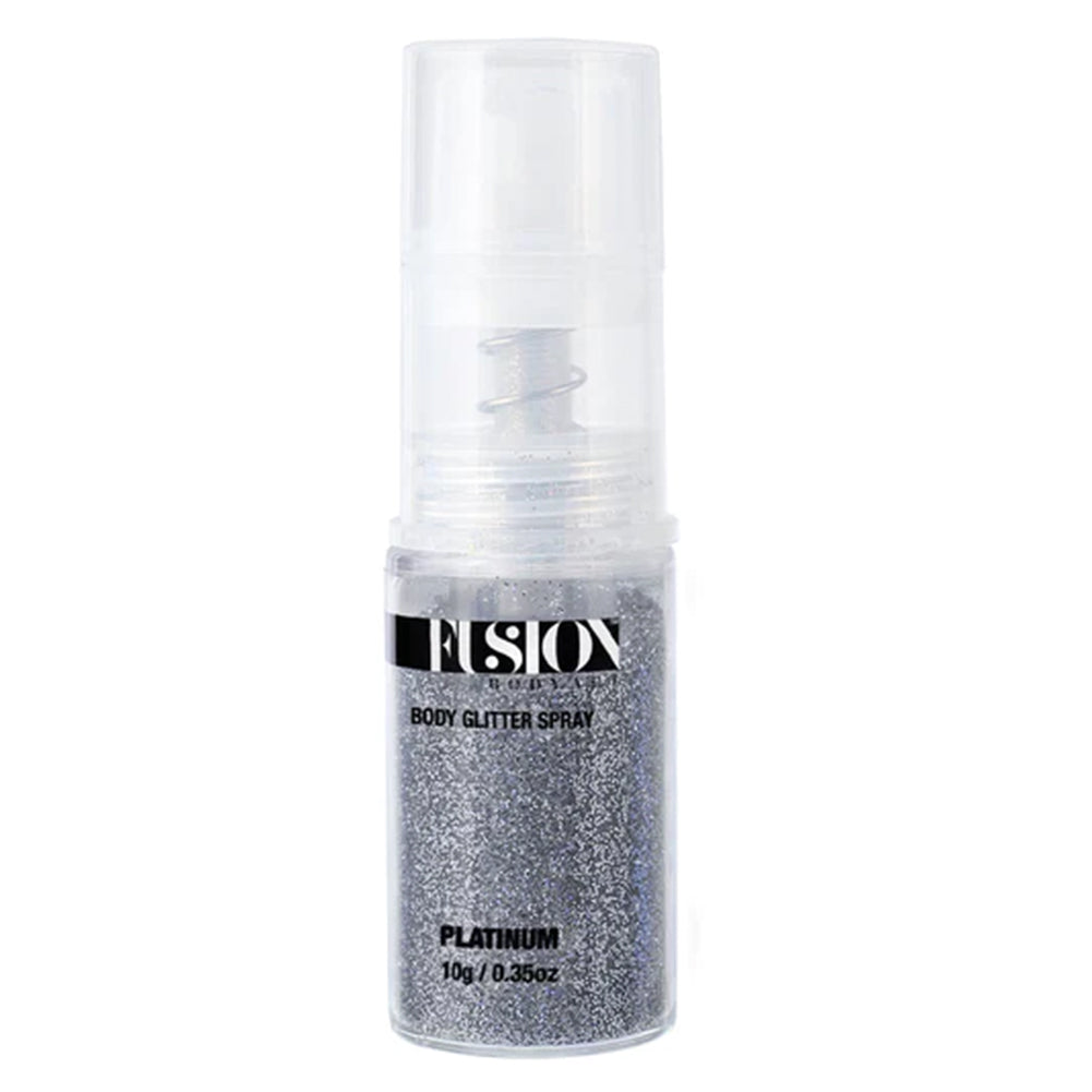 Fusion Body Art Body Glitter Spray Pump - Platinum (10 gm)