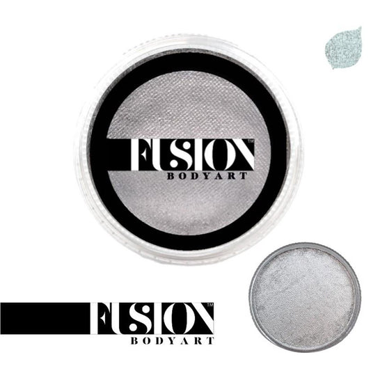 Fusion Body Art Face & Body Paint - Pearl Metallic Silver (32 gm)