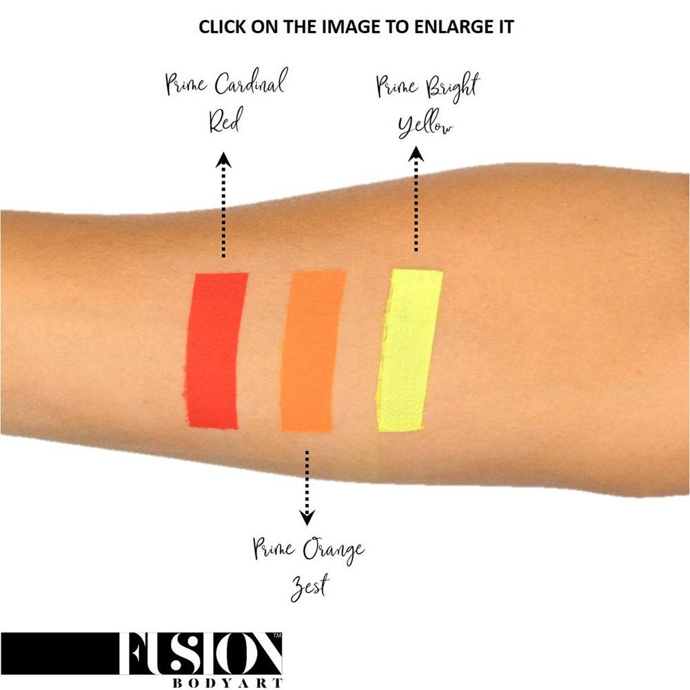 Fusion Body Art Face & Body Paint - Prime Orange Zest (32 gm)