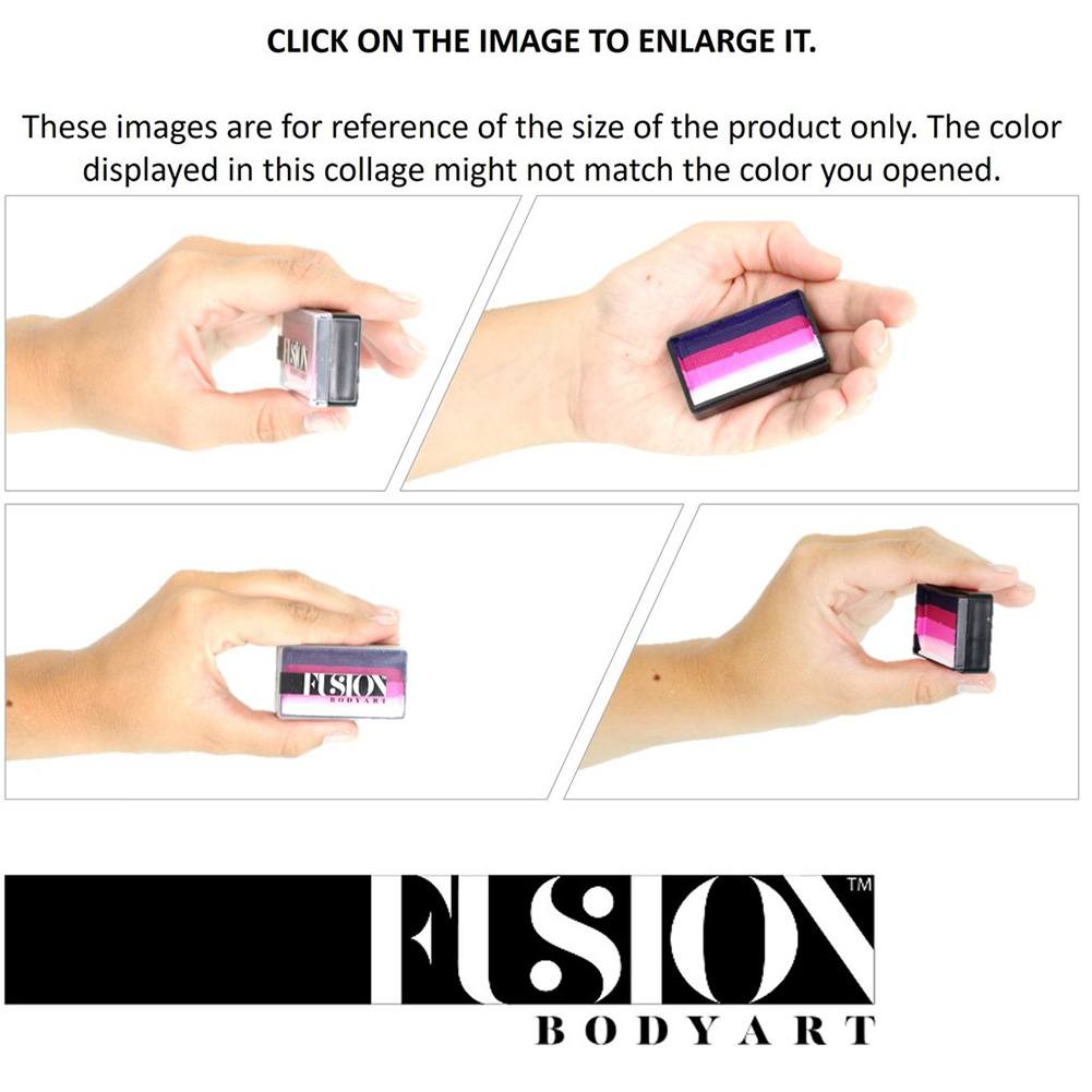 Fusion Body Art One Stroke Split Cake - Spring Rainbow (30 gm)