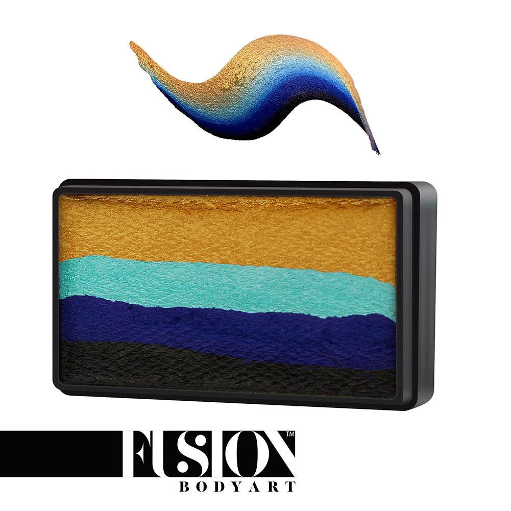 Fusion Body Art Split Cake - Natalee Davies Gold Range - Blue Wren (30 gm)