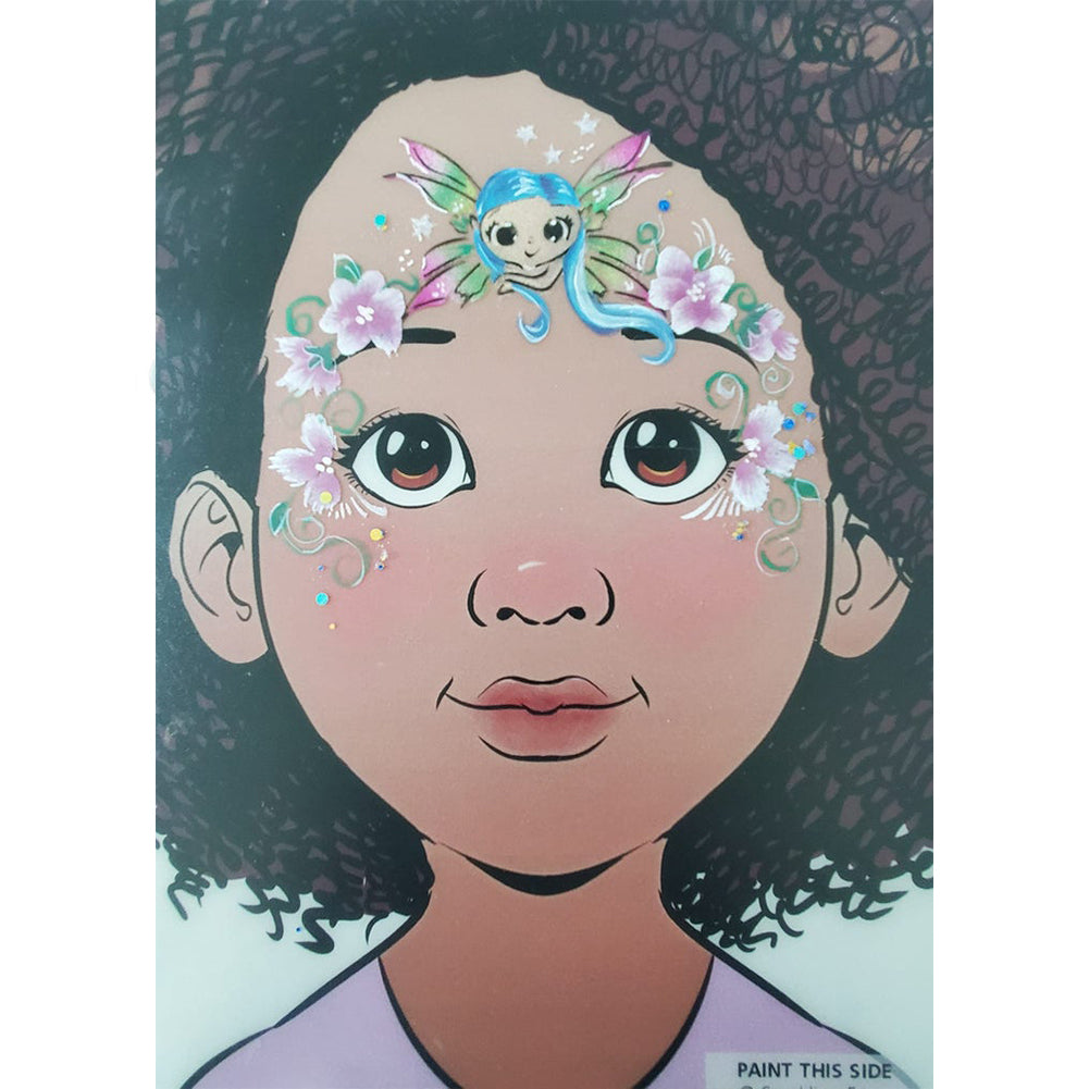 TAP Face Paint Double Stencils - Big Eyes Fairy (103)