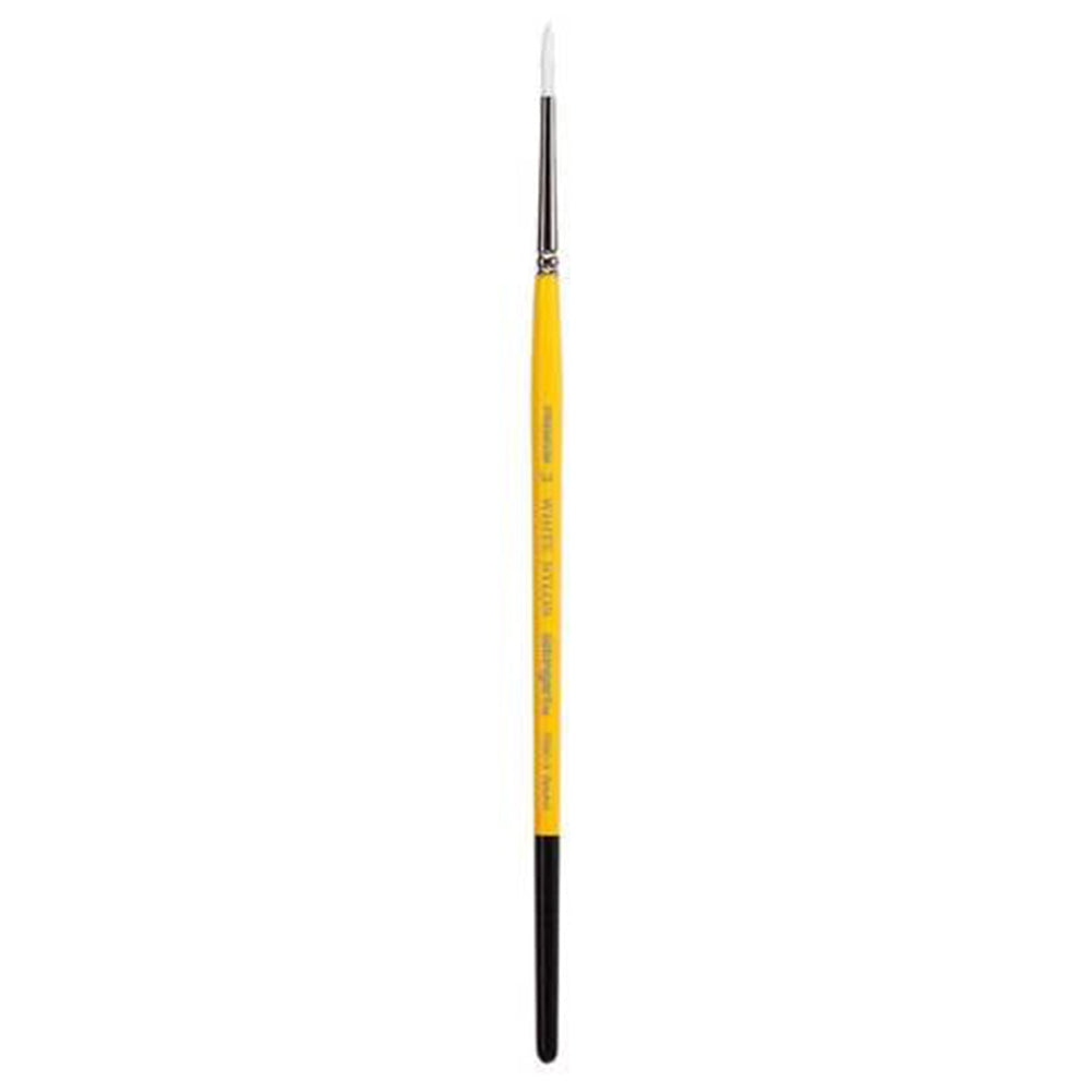 KingArt 7950 White Nylon Brush - Round #3