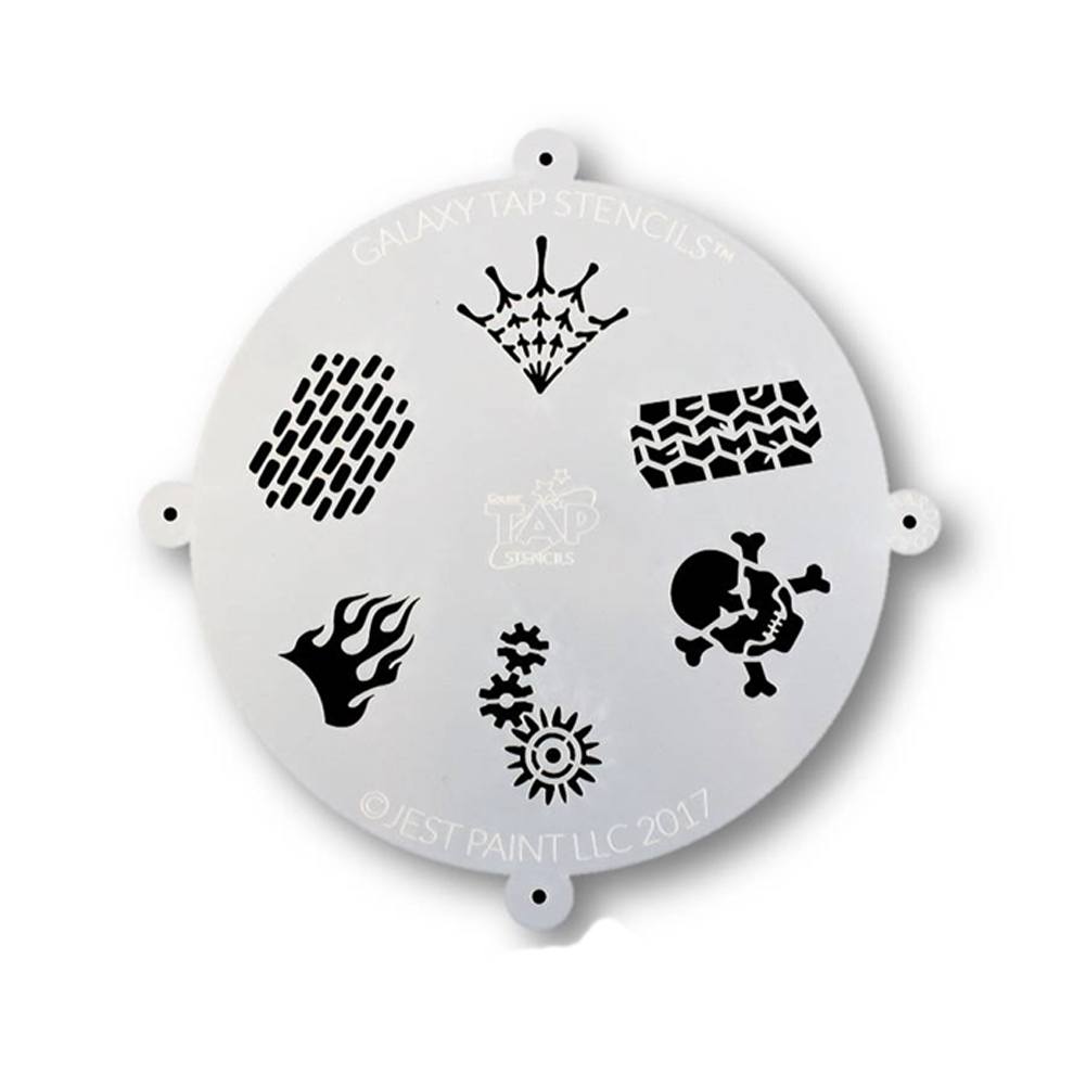 Galaxy TAP Face Painting Stencil - Hardcore: