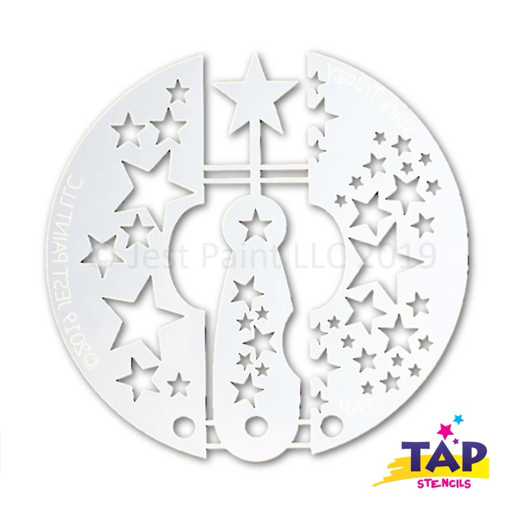 TAP Face Paint Stencil Set - Stars Trilogy