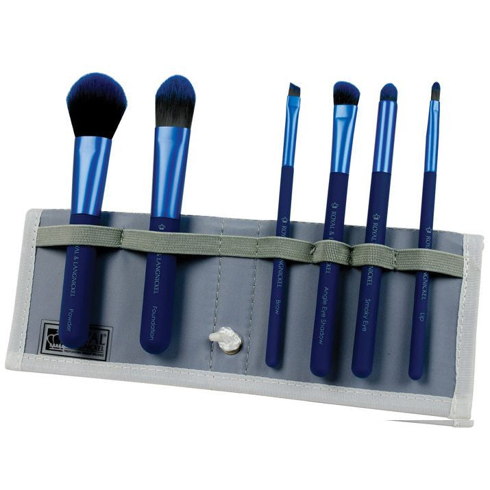 Royal MODA Total Face Brush Set - Blue (7 Piece)
