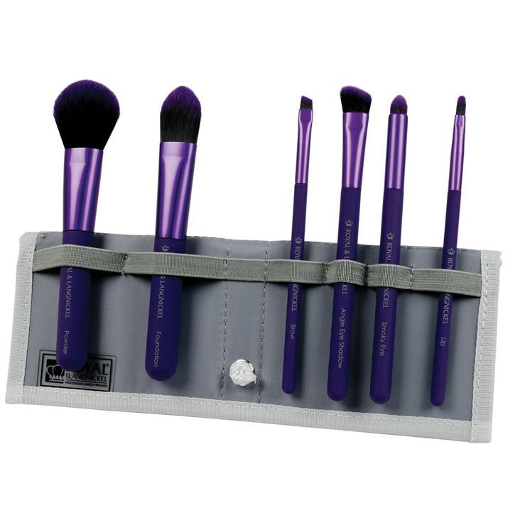 Royal MODA Total Face Brush Set - Purple (7 Piece)