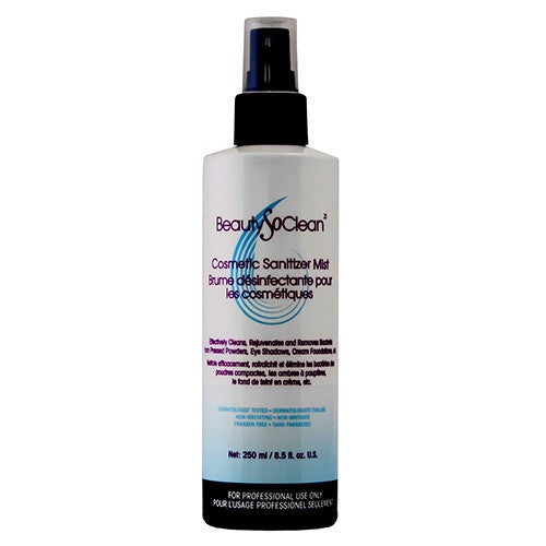 BeautySoClean Cosmetic Sanitizer Mist 8.5 oz (250 ml)
