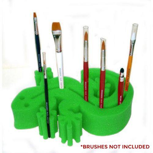 Ruby Red Gecko Brush Holders - Green