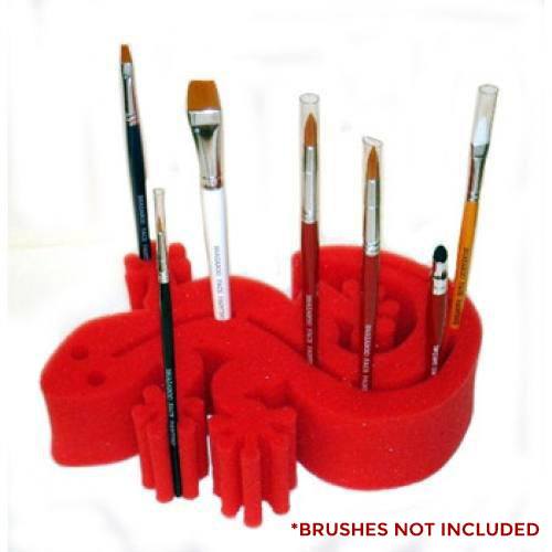 Ruby Red Gecko Brush Holders - Red