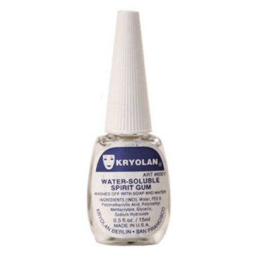 Kryolan Water Soluble Spirit Gum Adhesive (0.5 oz)