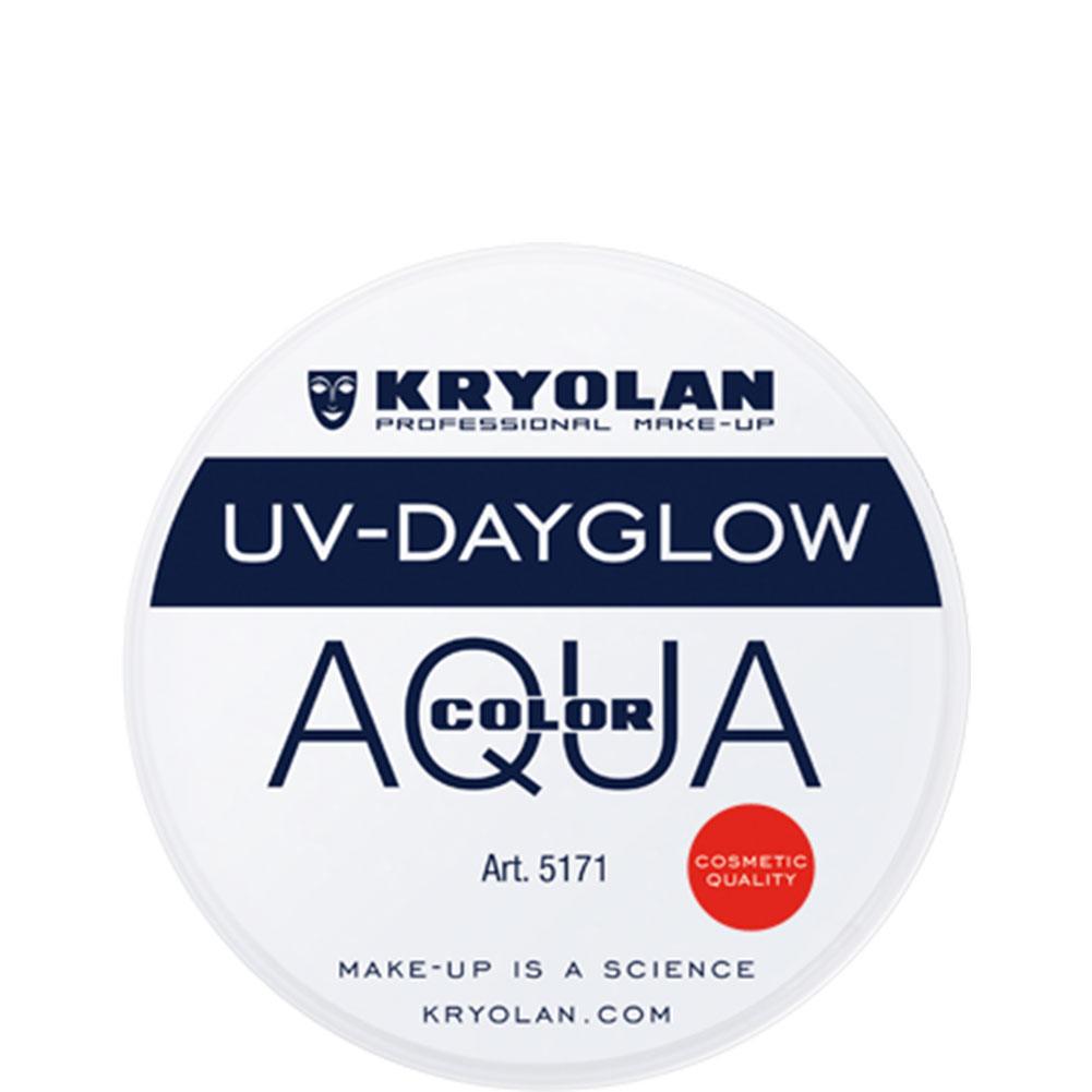 Kryolan Aquacolor White UV Dayglow Cosmetic Grade (8 ml)
