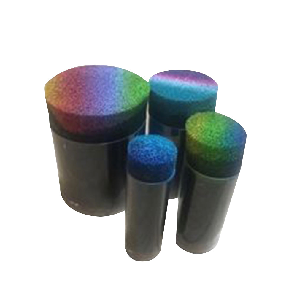 Kryvaline Black Tube Sponges Set (4 pcs)
