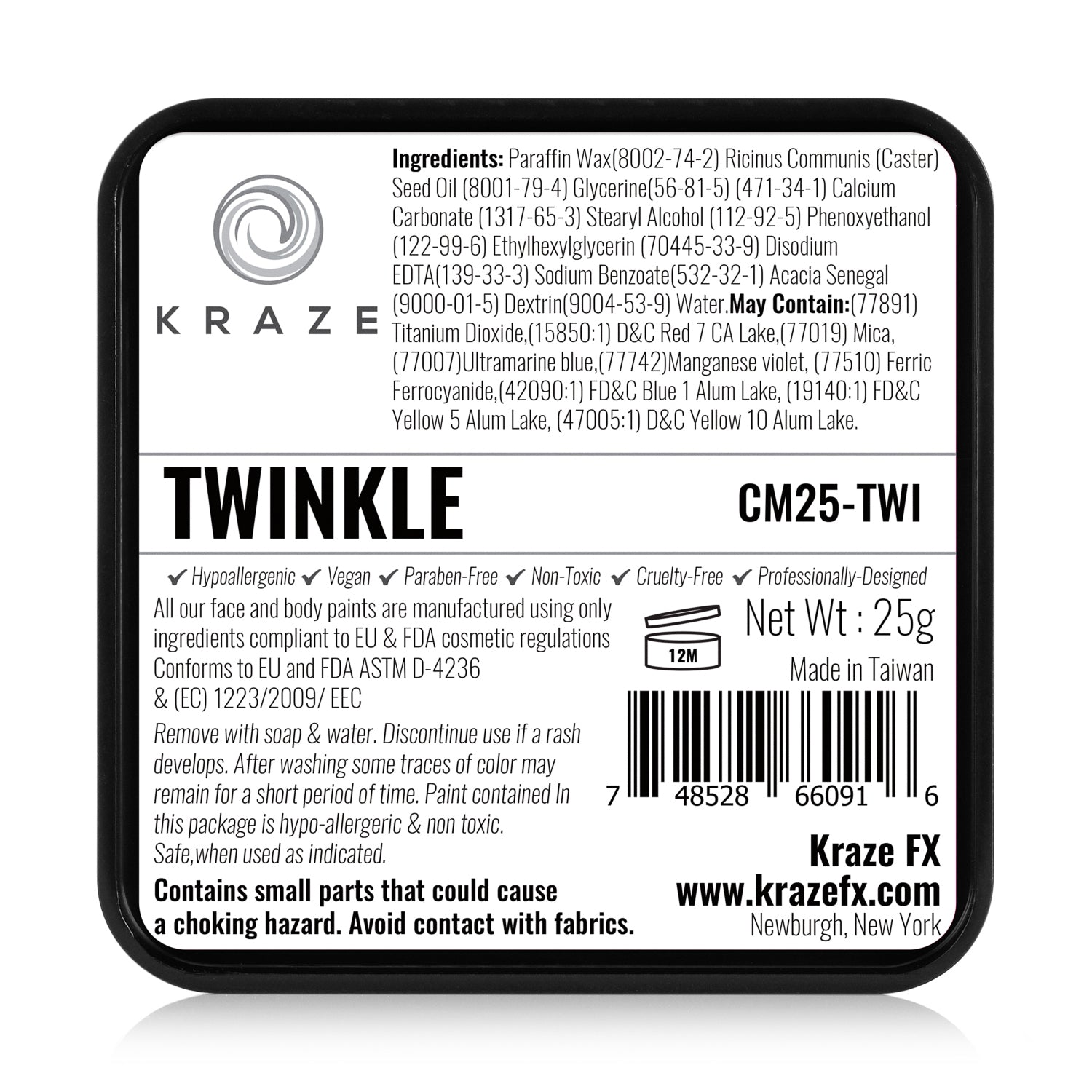 Kraze FX Domed Square Split Cake - Twinkle (25 gm)