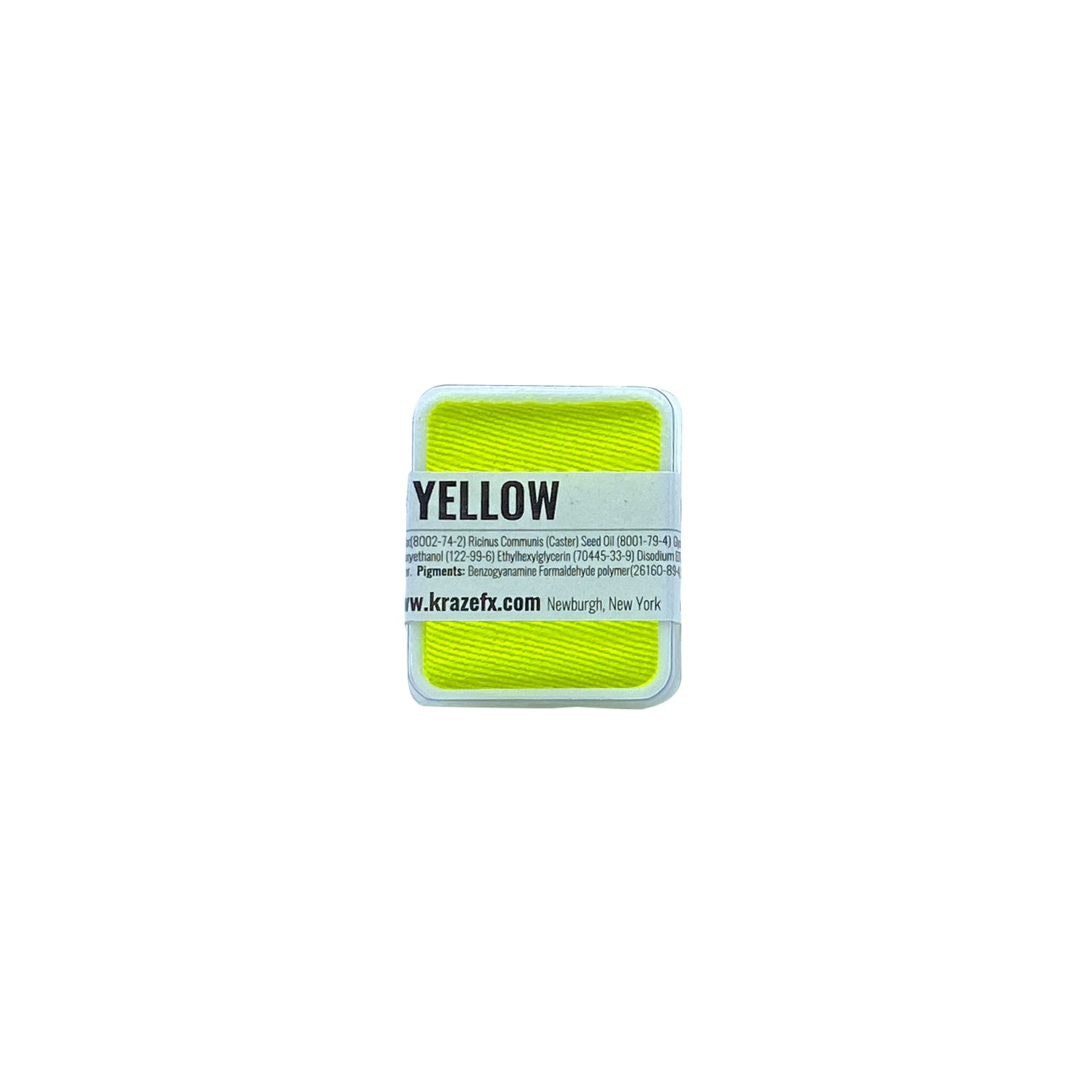 Kraze FX Face Paint Refill - Neon Yellow (6 gm)