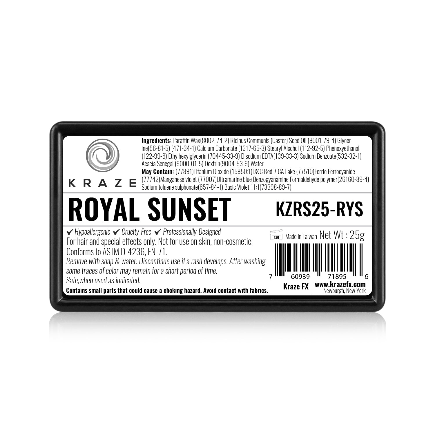 Kraze FX Domed Neon 1 Stroke Cake - Royal Sunset (25 gm)