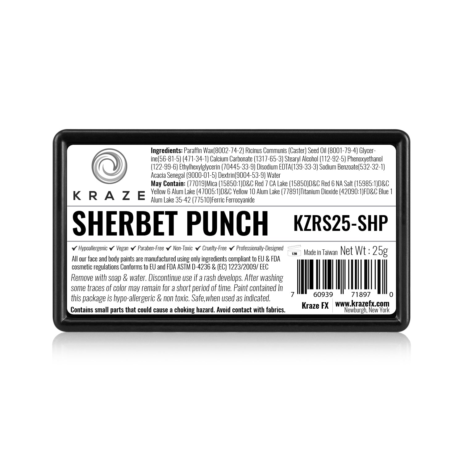Kraze FX Domed Pearl 1 Stroke Cake -Sherbet Punch (25 gm)