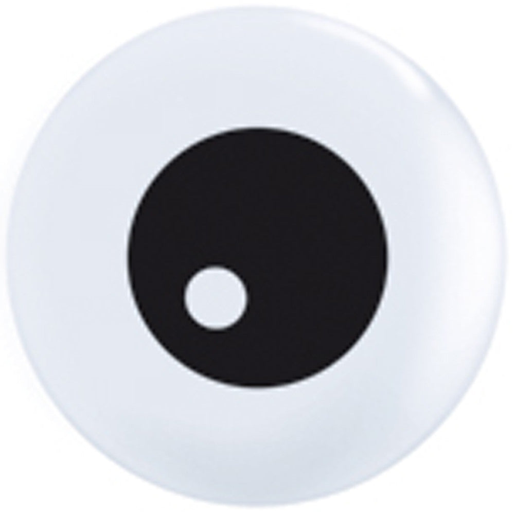 Qualatex 5" Round Balloons - 100ct - Friendly Eyeball