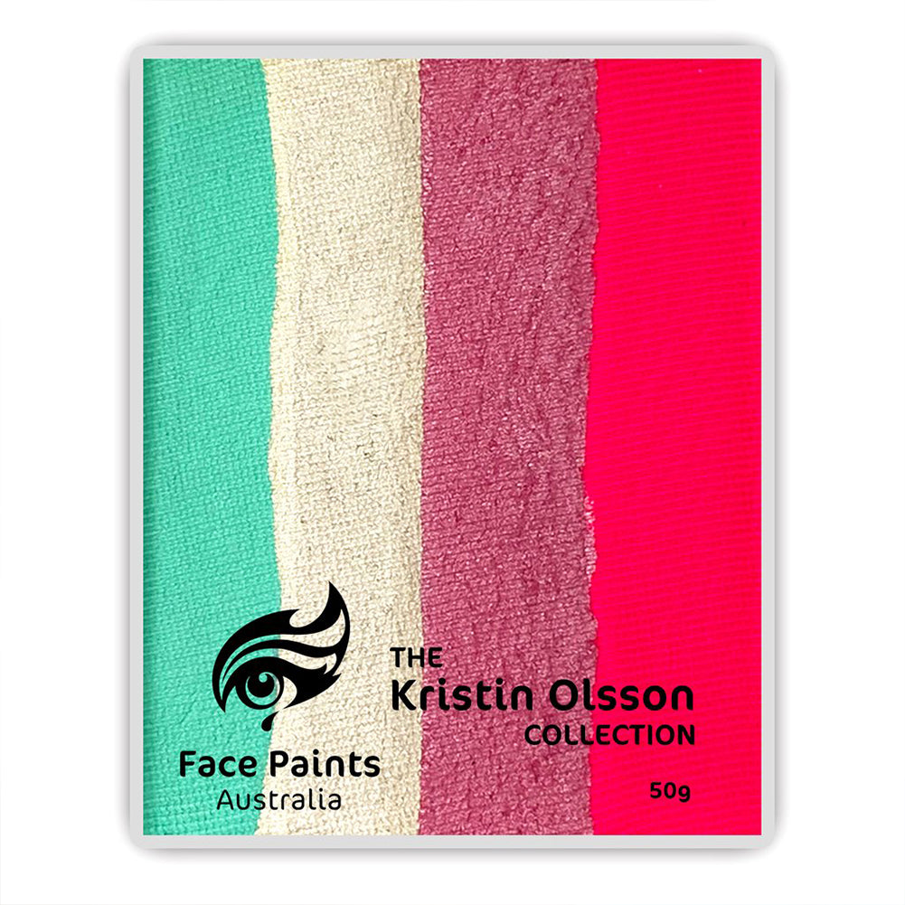 Face Paint Australia Combo Cake by Kristin Olsson - Coral Reef (50 gm)