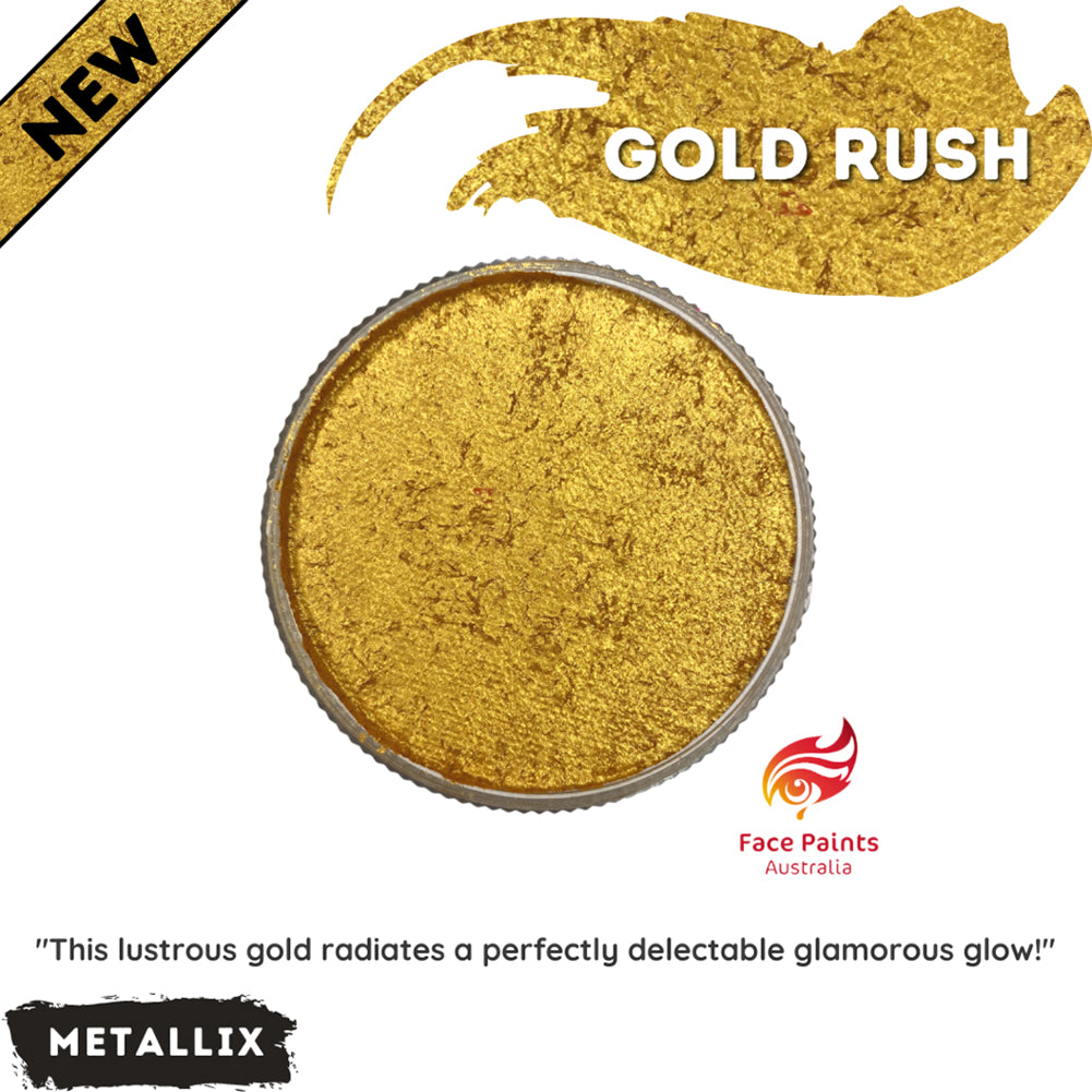 Face Paint Australia - Metallix Ultimate Gold (30 gm)