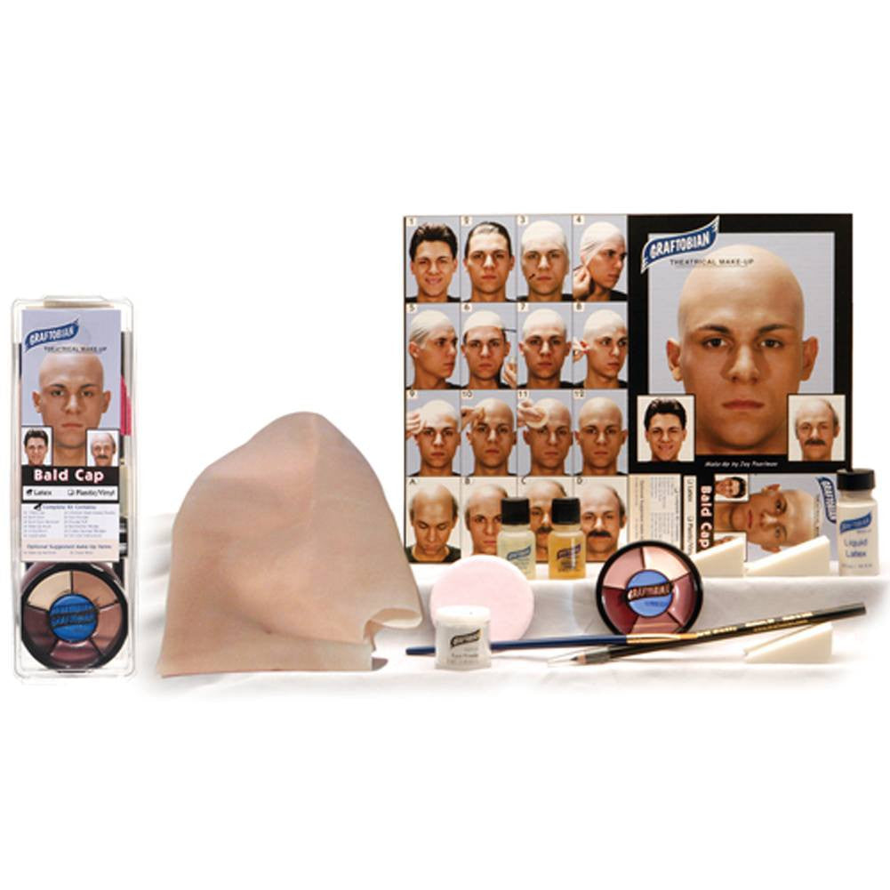 Graftobian Complete Bald Cap Makeup Kits