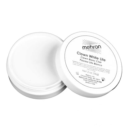 Mehron Clown White Lite Makeup (2 oz)