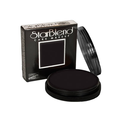 Mehron Black Starblend Cake Makeup (2 oz)