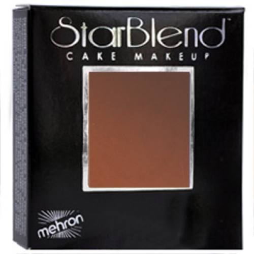 Mehron Brown Starblend Cake Makeup - Sable Brown (2 oz)