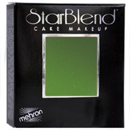 Mehron Green Starblend Cake Makeup (2 oz)