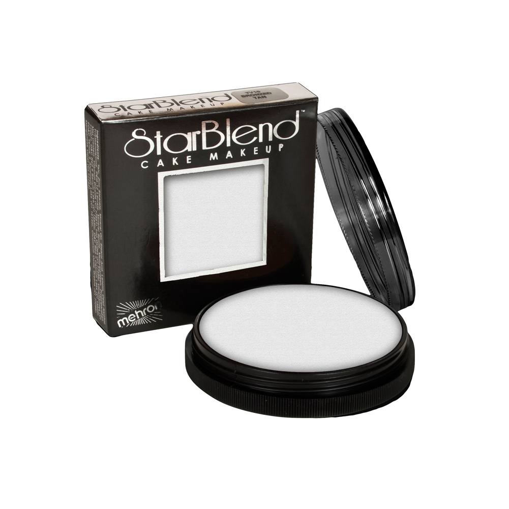 Mehron White Starblend Cake Makeup (2 oz)