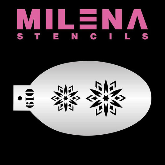 Milena Stencils  - Snowflakes 019