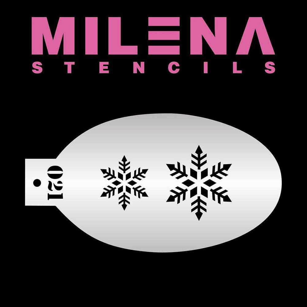Milena Stencils - Snowflakes 021